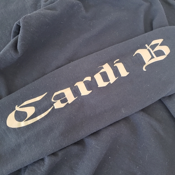 Black | CARDI B | Official Money Hoodie - Picture 3 of 4
